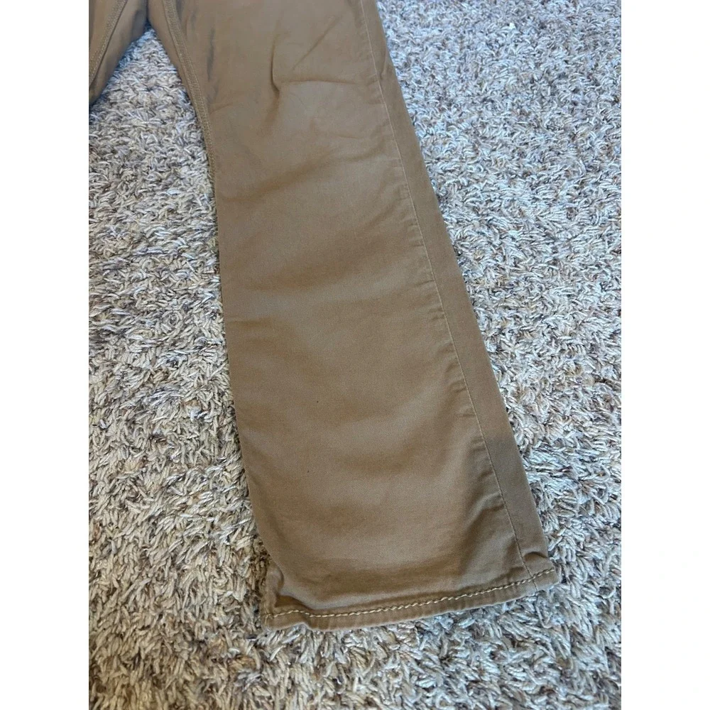 BKE Jake Jeans‎ Mens 30S Khaki Straight Leg Mid Rise Button Closure 99 Cotton